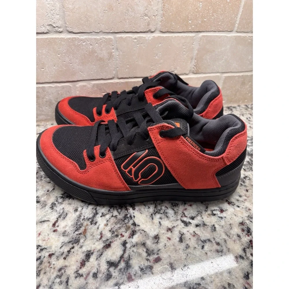 Adidas Five Ten Freerider MTB Mountain Bike Men's Shoes Size 10 Black Red EF6950